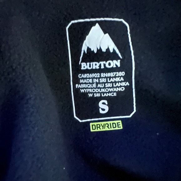 Burton Shirt Women Small WB EXPDTN 1/4 ZIP Gray Dryride Base Layer Polyester - Picture 7 of 11